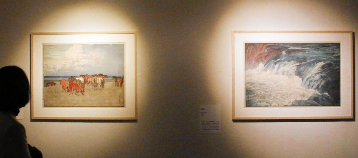 吉田博、タジマハルの夜　第六、希少な額装用画集より、新品高級額装付、状態良好 吉田博、タジマハルの夜 第六、希少な額装用画集より、新品高級